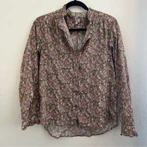 Bonton Floral Blouse Top Medium